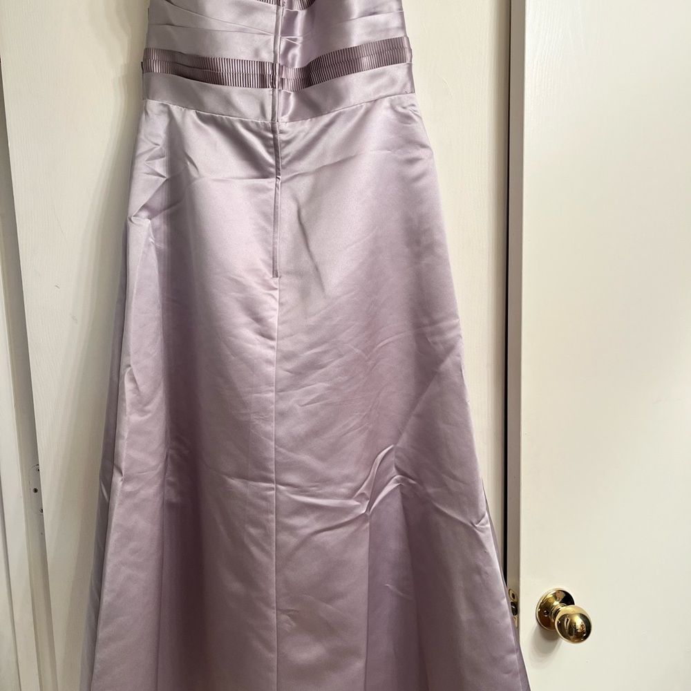 Bari Jay Strapless Lavender Gown